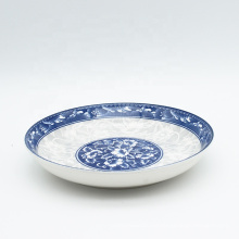 Venta al por mayor plato de cerámica plato de cena de porcelana blanca